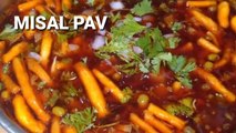 Spicy Misal Pav Recipe | Nasik Famous Misalpav Recipe |