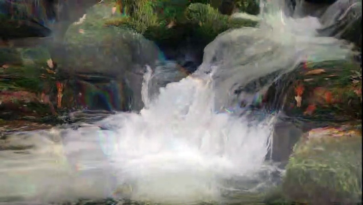 RELAXED FOR A_MOMENT  WITH SMALL WATERFALL
