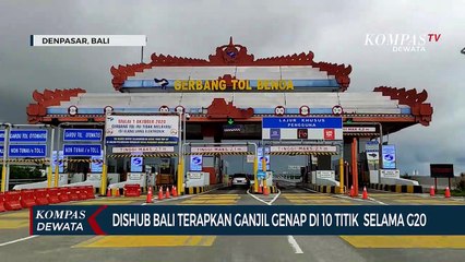 Dishub Bali Terapkan Ganjil Genap Di 10 Titik Selama G20