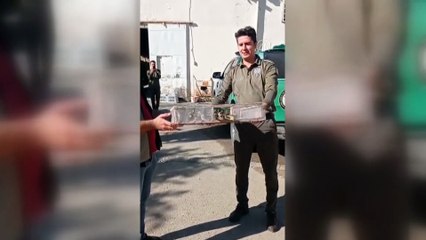 Yolcu otobüsünde saka kuşları bulundu