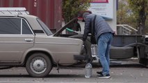 Ukrayna'nın Mıkolayiv kentinde aylardır içme suyu sıkıntısı yaşanıyor