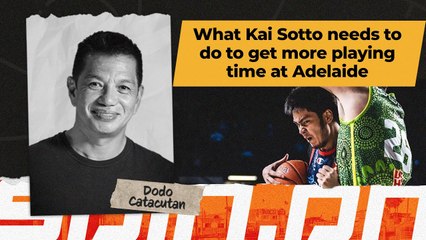 What Kai Sotto needs to do to get more playing time at Adelaide