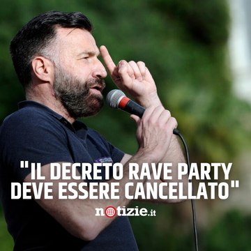 Alessandro Zan contro il decreto rave party: Va contro l'art. 17 della Costituzione