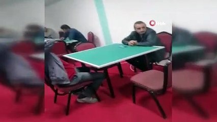 Briç kulübüne kumar baskını; 25 kişi para karşılığı tombala oynarken yakalandı