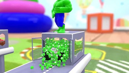 Learn Colors with  T-Rex Dinosaurs   Water Slide Colors