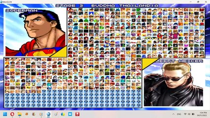 MUGEN - Superman vs Albert Wesker