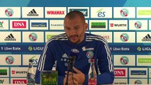 Ludovic Ajorque explique sa célébration sur le but de Gameiro contre Marseille
