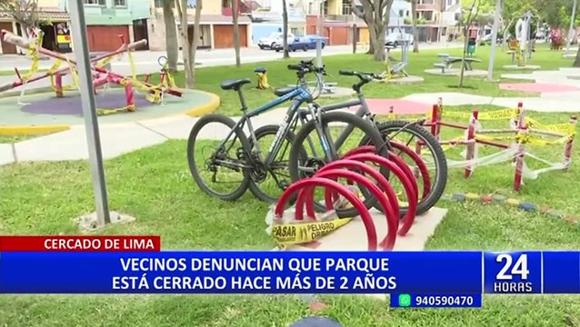 Municipio de Lima responde por denuncia de parque en abandono por obras inconclusas