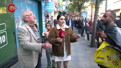 Yok böyle sokak röportajı! Yurttaşlar birbirine girdi...''Tansiyonumu yükseltme benim!''