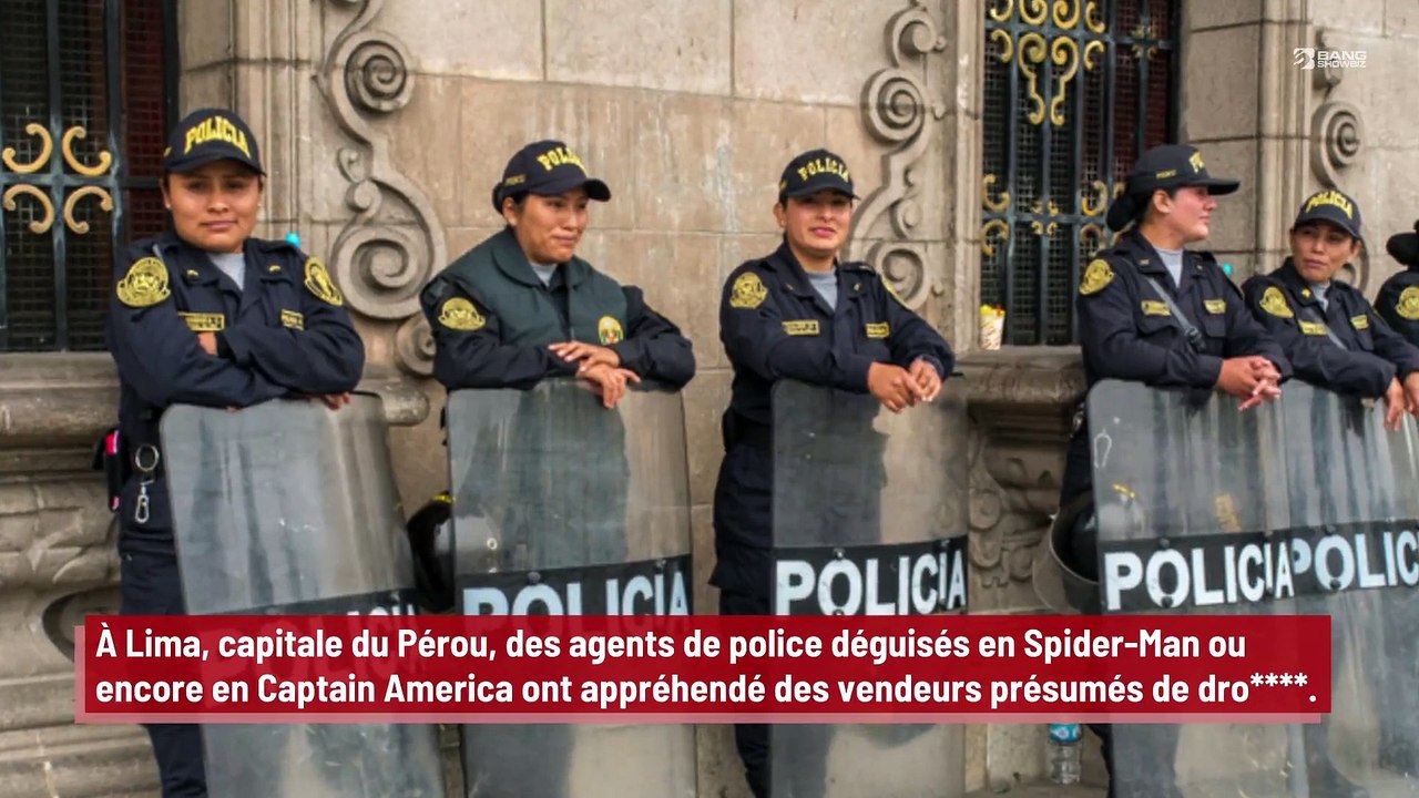 Pérou : des policiers déguisés pour Halloween arrêtent des trafiquants !