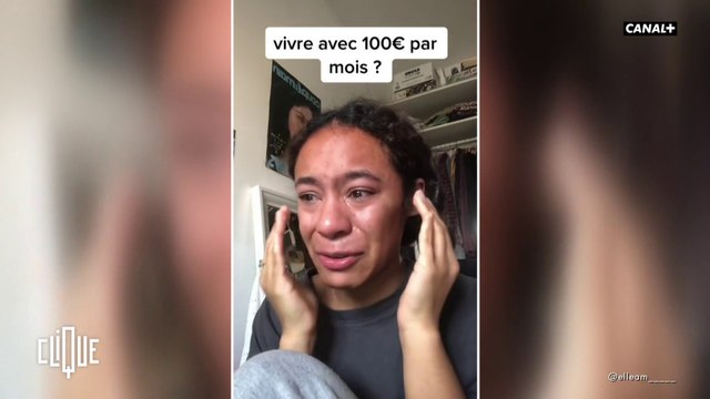 Précarité, une étudiante crie son désespoir sur TikTok - Clique - CANAL+