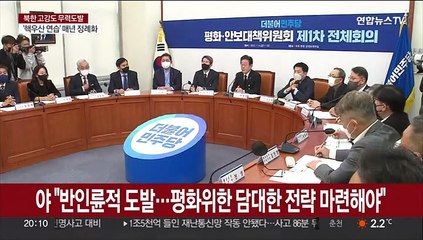 여야, 北규탄 결의문 채택…"중대한 불법행위"