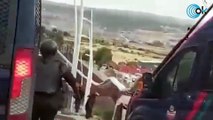 La Policía de Marruecos en un vídeo del asalto a Melilla: 