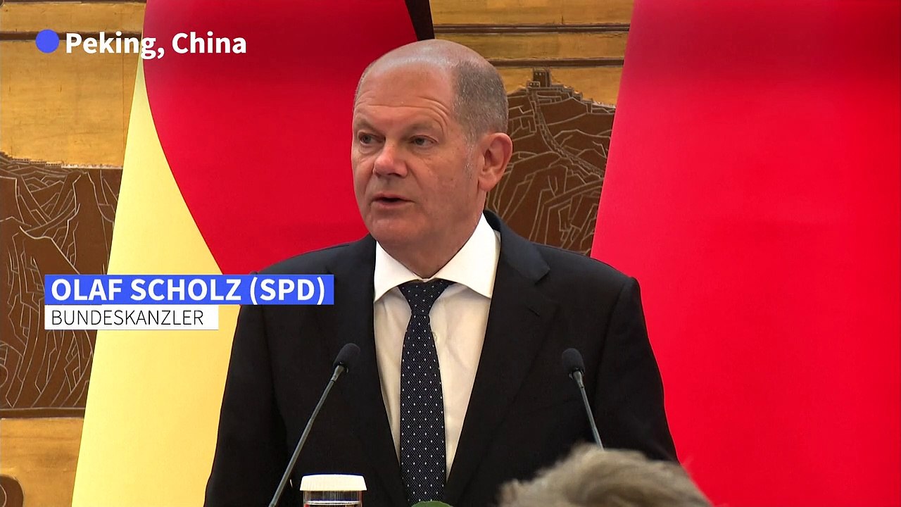 Scholz stellt Zulassung von Biontech-Impfstoff in China in Aussicht