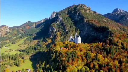 4k Autumn Forest Scene with Relaxing Piano Music for Stress Relief and Studying | Scenic Relaxation