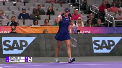 WTA Finals Fort Worth - Garcia a tout tenté mais Swiatek n'a pas tremblé