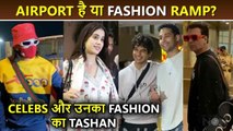 Airport Fashion: Ranveer, Janhvi, Karan Johar, Ishaan And More Celebs Travel In Style