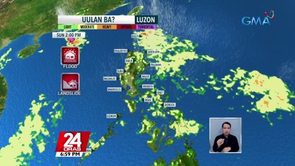PAGASA: nag-dissipate o nawala na ang LPA na dating Bagyong Queenie; posible ang pag-ulan ngayong weekend | 24 Oras