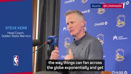 Kerr hits out at Kyrie's Twitter controversy - 'Words matter'