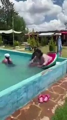 Women Swimming Funny Video