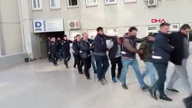 Ankara’da ‘haraç’ çetesine operasyon: 22 şüpheli adliyede