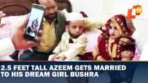 2.5 Feet Tall Azeem Gets Married To His Dream Girl Bushra In Hapur, UP