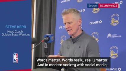 Kerr hits out at Kyrie's Twitter controversy - 'Words matter'