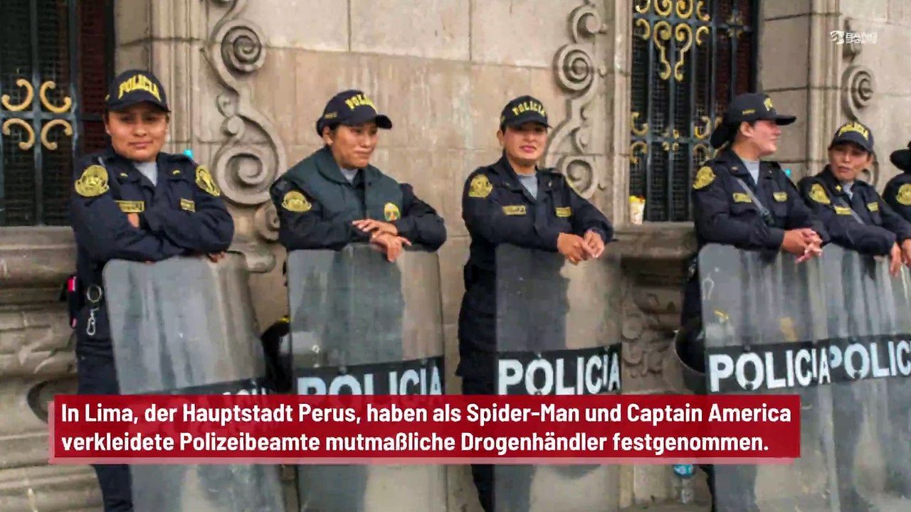 Peru: Verkleidete Polizisten verhaften Drogendealer