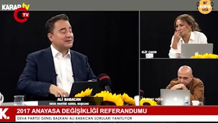 Ali Babacan'dan '2017 referandumu' itirafı: Helalleşme ihtiyacı hissediyorum