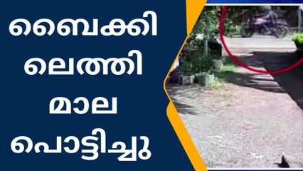 പെരുമ്പാവൂർ: ബൈക്കിലെത്തി വൃദ്ധയുടെ മാല പൊട്ടിച്ചു