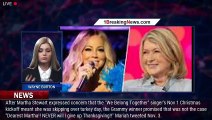 Mariah Carey Reacts to Martha Stewart's Plea About Skipping Over Thanksgiving - 1breakingnews.com