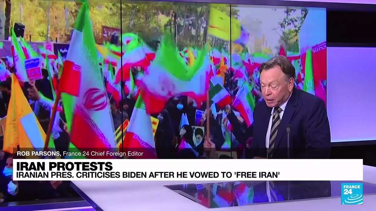 Iranian president criticises Biden after he woved to 'free Iran'