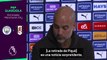 Guardiola reacciona a la retirada de Piqué: 