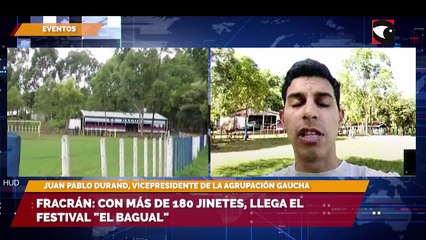 Fracrán con más de 180 jinetes, llega el festival El Bagual