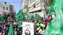 Filistinliler, Gazze'de İsrail saldırılarını protesto etti