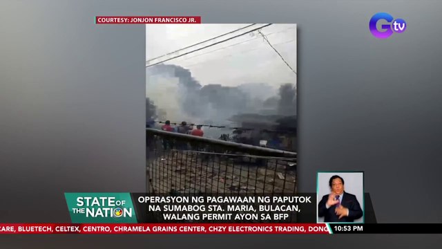 Operasyon ng pagawaan ng paputok na sumabog Sta. Maria, Bulacan, walang permit ayon sa BFP | SONA