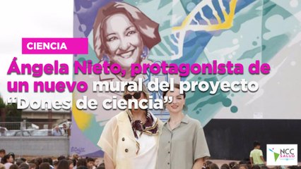 Ángela Nieto, protagonista de un nuevo mural del proyecto “Dones de ciencia”