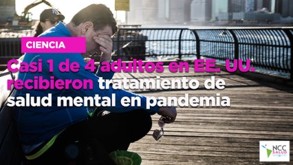 Casi 1 de 4 adultos en EE. UU. recibieron tratamiento de salud mental en pandemia
