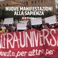 Nuove manifestazioni studentesche alla Sapienza: 