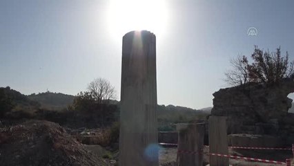 Aydın Valiliğinden Germencik'teki Magnesia Antik Kenti kazısına maddi destek