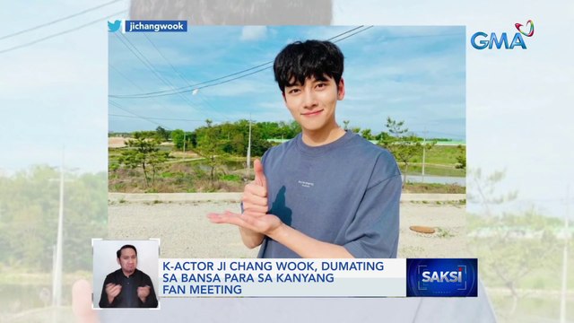 K-actor Ji Chang Wook, dumating sa bansa para sa kanyang fan meeting | Saksi