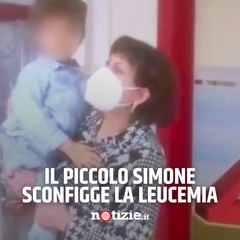 Il coraggioso Simone può festeggiare la sua vittoria contro la leucemia