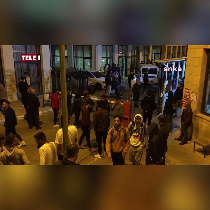 Suların akmadığı KYK yurdunda öğrenciler eylem yapınca polis geldi