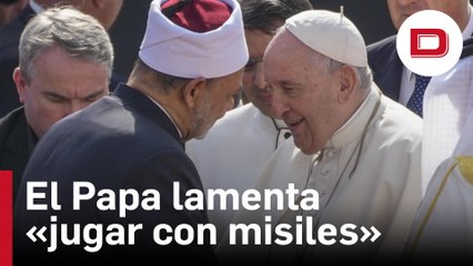 El Papa Francisco lamenta un «mundo infantil en el que se juega con misiles y bombas»