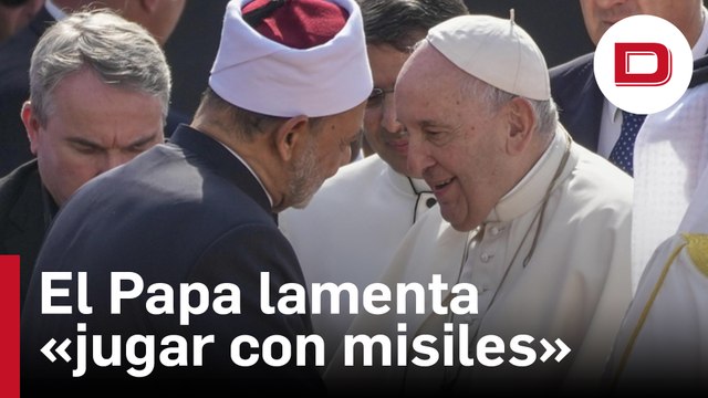 El Papa Francisco lamenta un «mundo infantil en el que se juega con misiles y bombas»