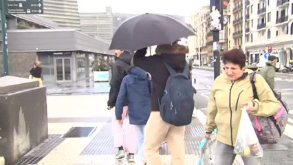 Primera nevada del otoño en el Pirineo navarro