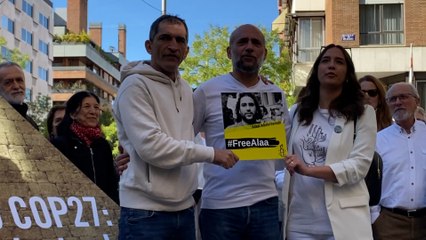 Protesta frente a la embajada egipcia por el blanqueamiento de las vulneraciones de derechos humanos
