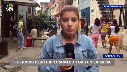 5 heridos dejó explosión por gas en La Silsa - Caracas | 04Nov @VPItv