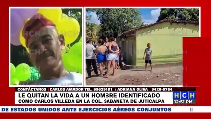 ¡En menos de 24 horas! Asesinan otro hombre en col. La Sabaneta, Juticalpa