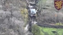 Ukrainian paratrooper single-handedly destroys Russian tank at close range